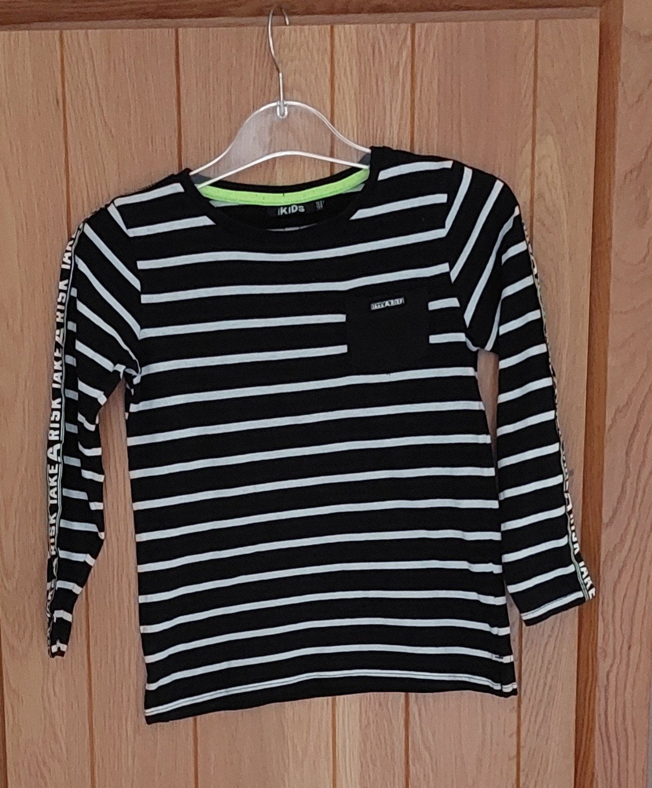 Leuk gestreepte longsleeve van Europe Kids, maat 122/128, Kinderen en Baby's, Ophalen, Europe Kids, Zo goed als nieuw, Shirt of Longsleeve