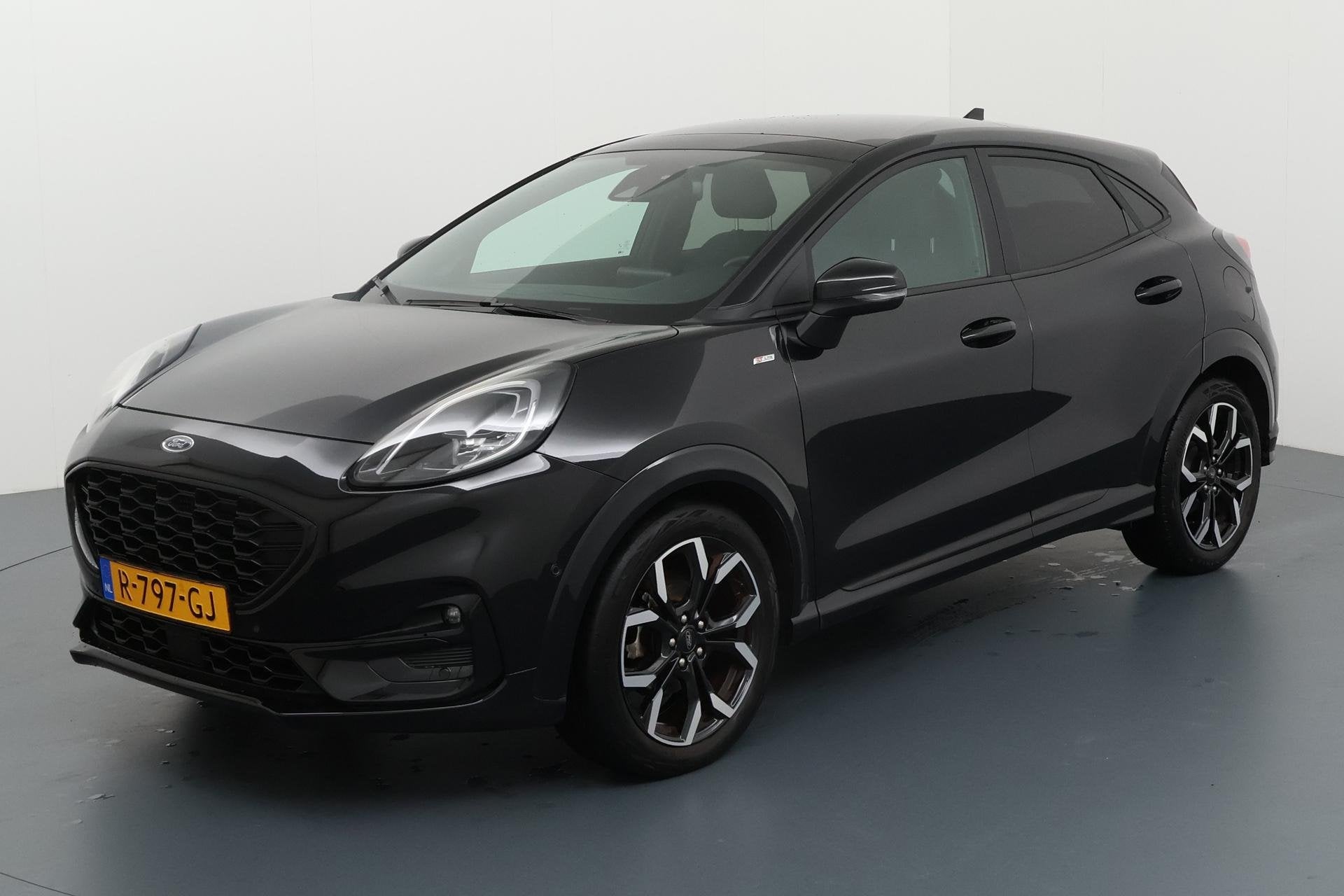 Ford Puma 1.0 EcoBoost Hybrid ST-Line X Stoer en sportief me, Voorwielaandrijving, Euro 6, Leder en Stof, Origineel Nederlands