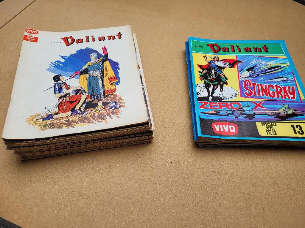 VIVO stripreeks (o.a. prins Valiant), Eén stripboek, VIVO reeks, Ophalen, Gelezen