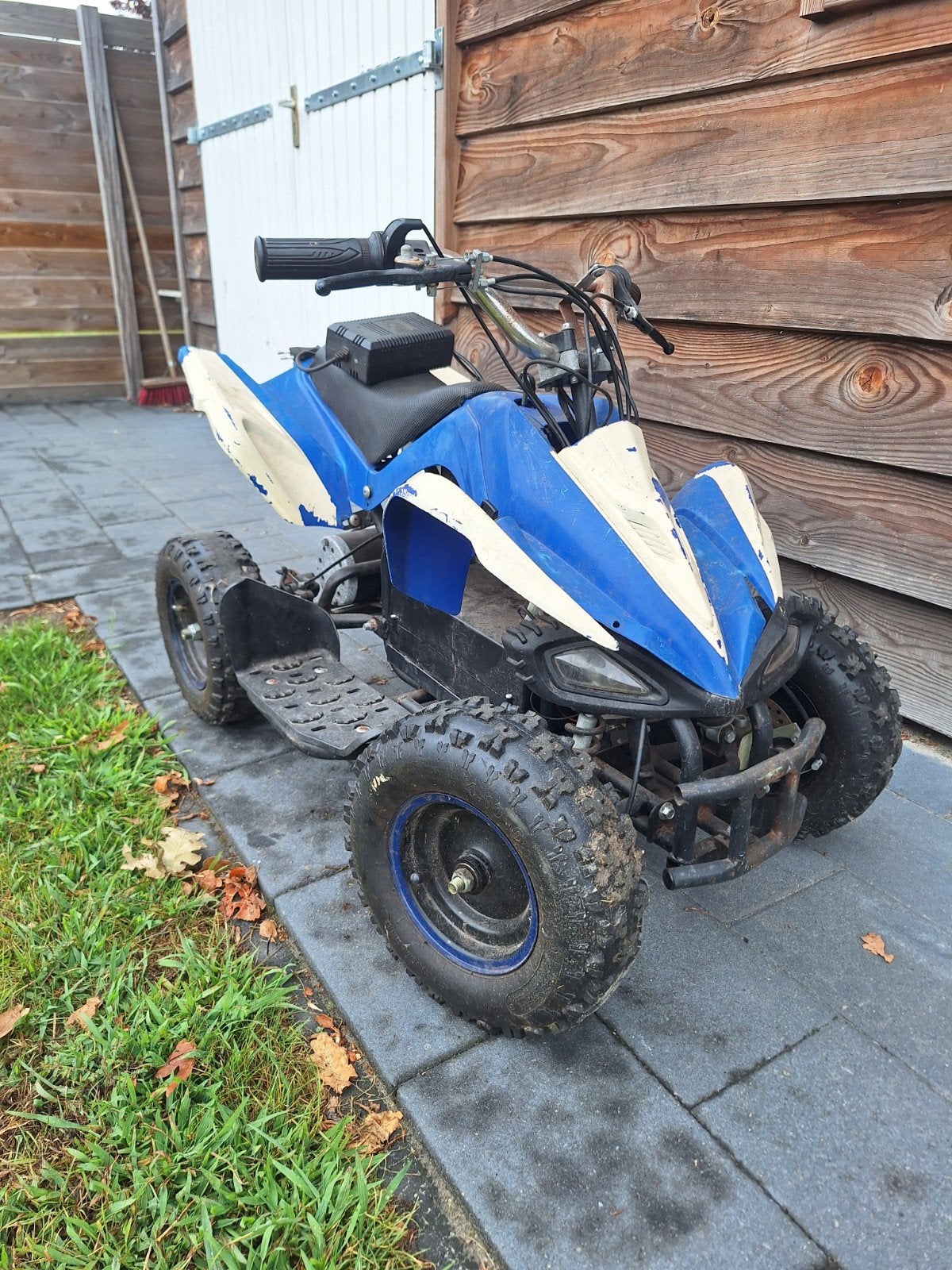 kinderquad, elektrische quad, Ophalen