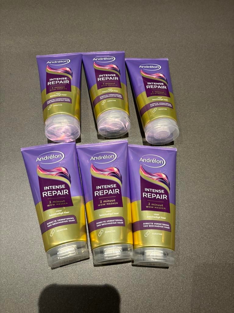 Andrelon intense repair maskers 6x, Ophalen of Verzenden, Zo goed als nieuw, Shampoo of Conditioner