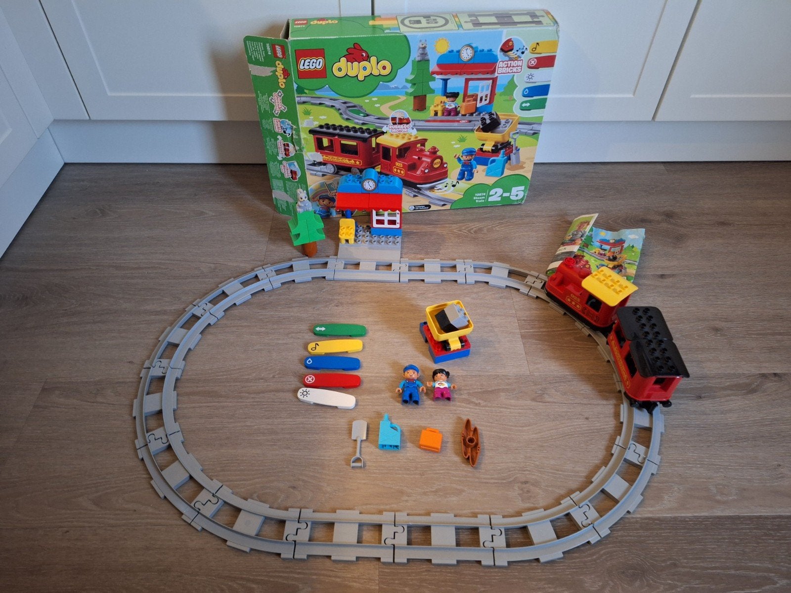 Duplo stoomtrein 10874, Kinderen en Baby's, Speelgoed | Duplo en Lego, Ophalen of Verzenden, Gebruikt, Duplo