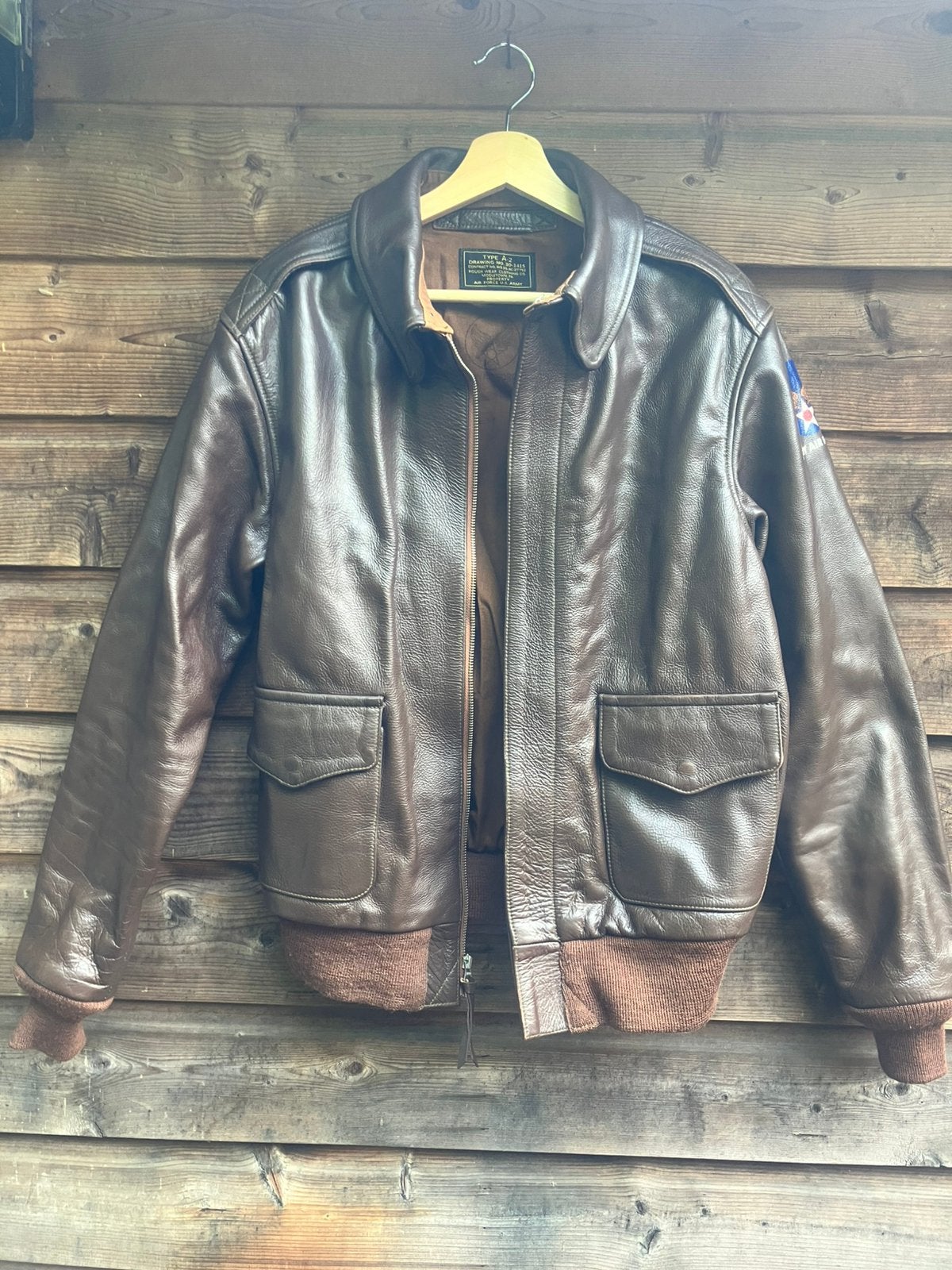 Usaaf A-2 jacket rough wear AC-27752, Ophalen of Verzenden, Luchtmacht, Amerika, Kleding of Schoenen
