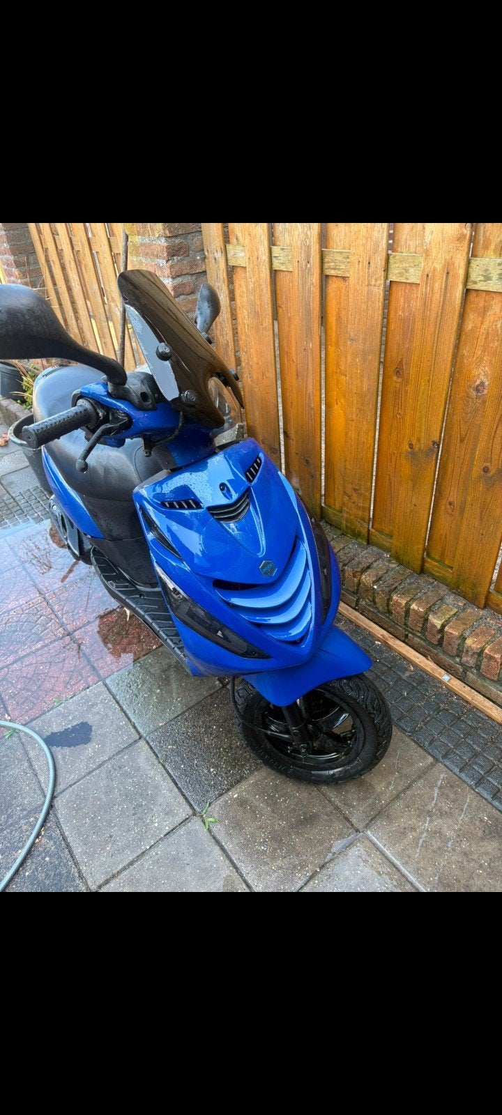 Piaggio Zip Scooter - Blauw super mooi alles werkt, Ophalen, Gebruikt, Benzine, Piaggio