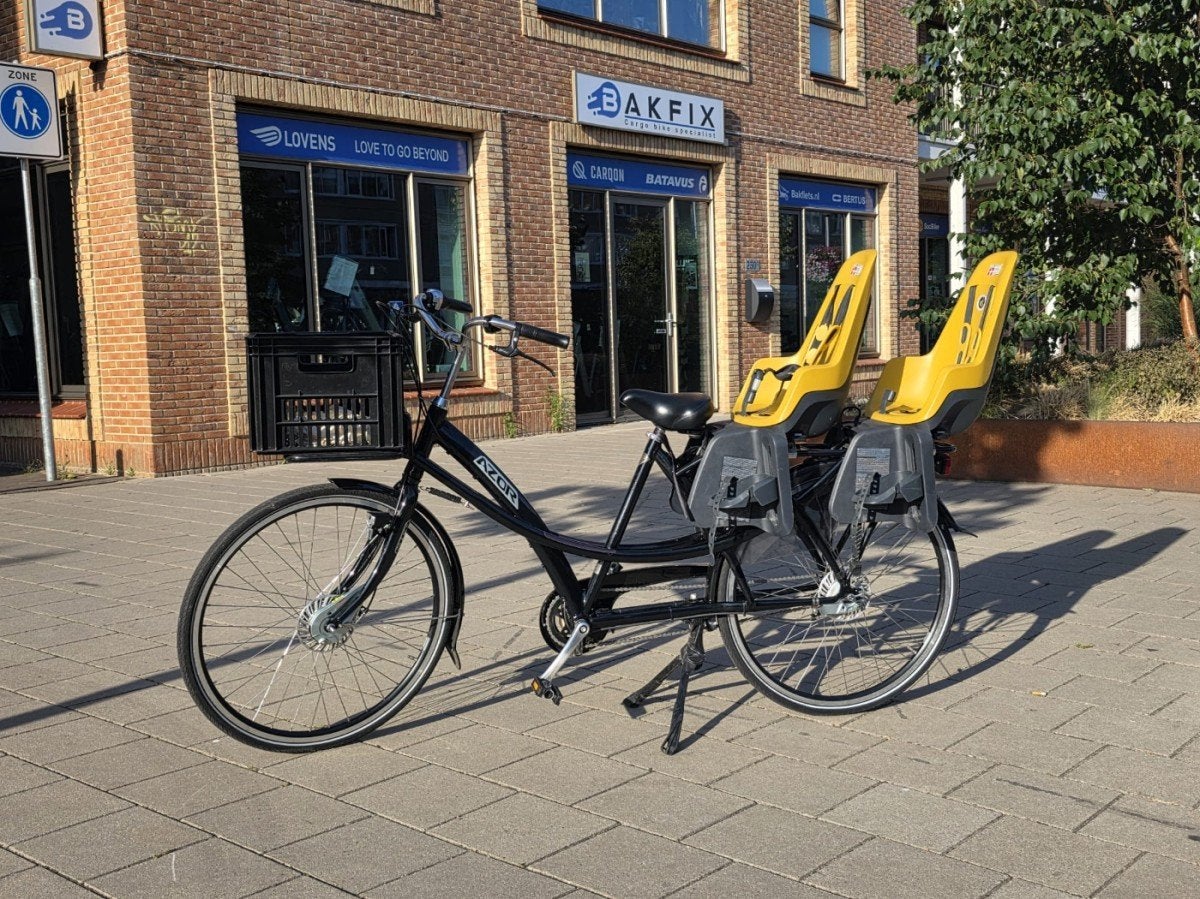 :HERFST-ACTIE: Azor Tweelingfiets Longtail met 7V, Gebruikt, -, -, -