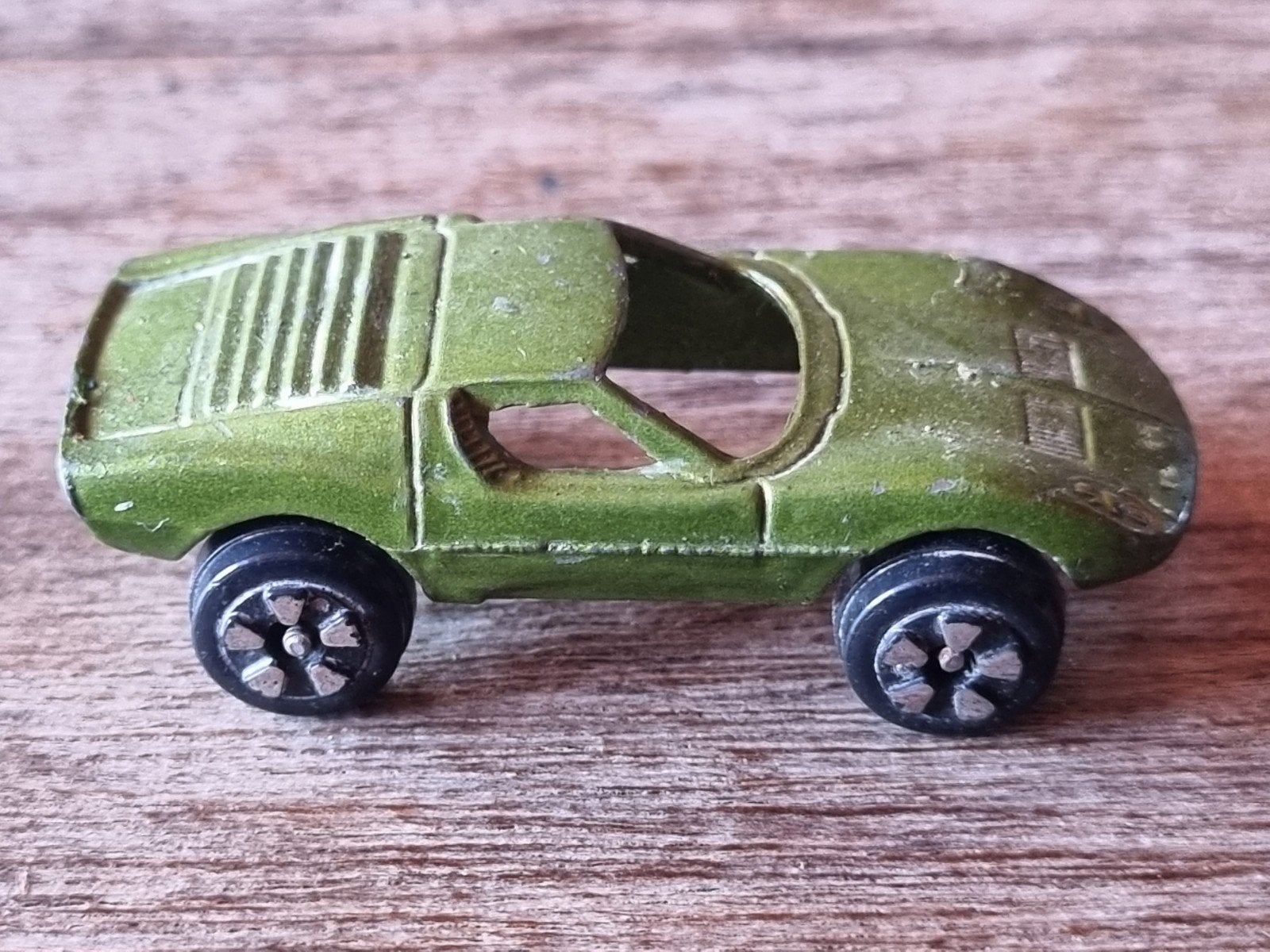 Vintage Playart Made in Hong Kong - Groene Speelgoedauto, Ophalen of Verzenden, Gebruikt