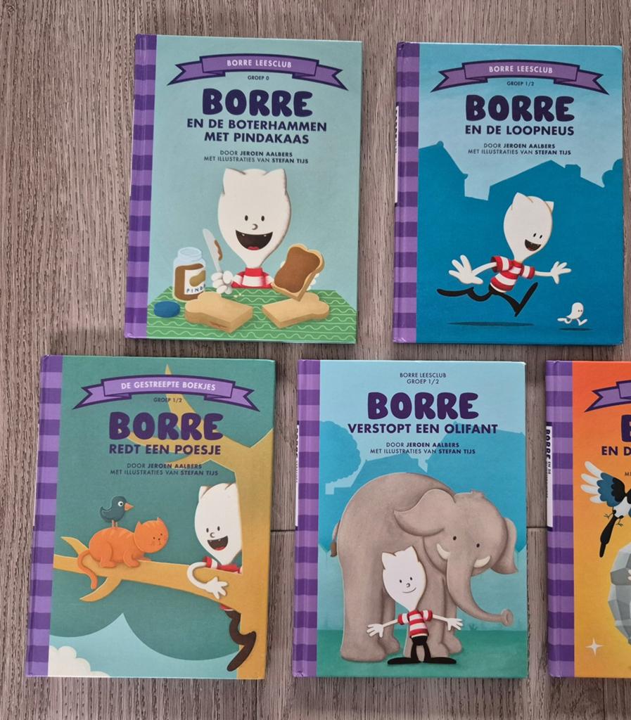 Borre leesboeken olifant poesjes loopneus boterham, Boeken, Kinderboeken | Kleuters, Ophalen of Verzenden, Zo goed als nieuw, Jongen of Meisje