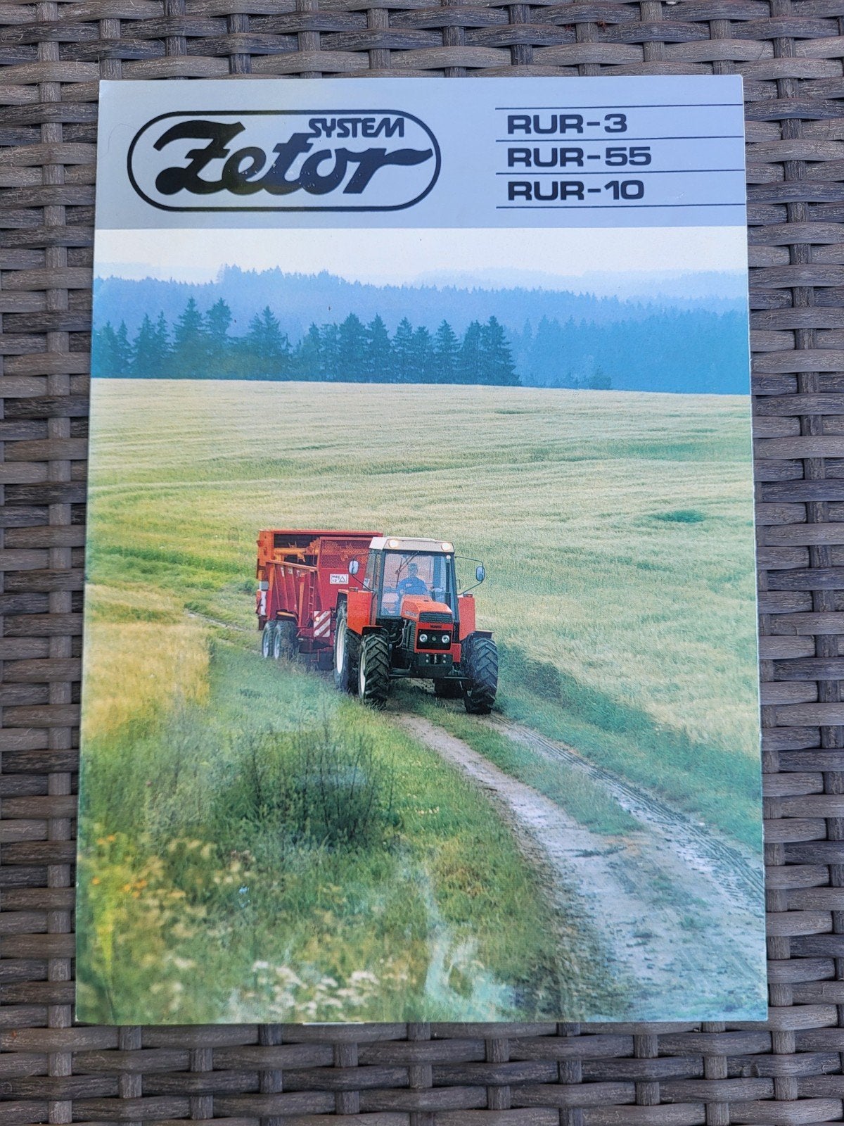 tractor folder Zetor RUR mestverspreiders, Ophalen of Verzenden, Zo goed als nieuw