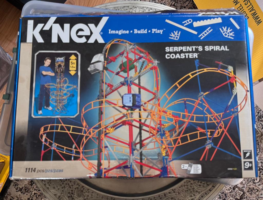 Knex achtbaan, Ophalen, Zo goed als nieuw
