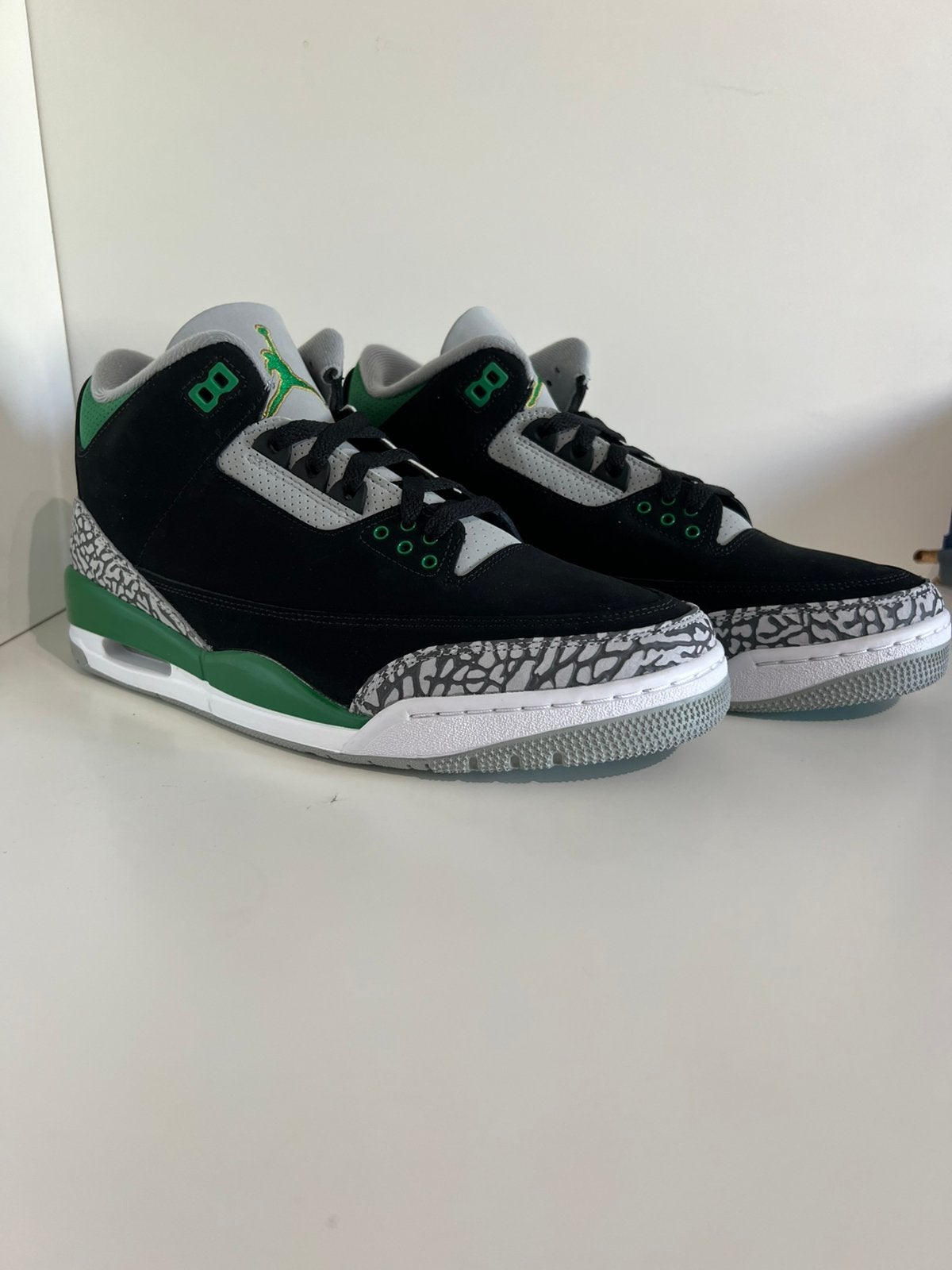 Nike Air Jordan 3 Pine Green, ., Zwart, Nieuw, Ophalen of Verzenden