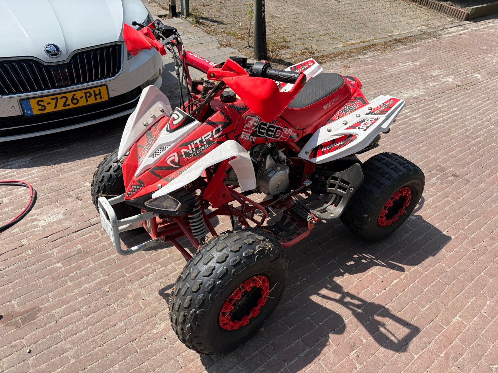 Quad opknapper, Fietsen en Brommers, Minibikes, Midibikes en Pitbikes, Ophalen, Zo goed als nieuw, Overige typen