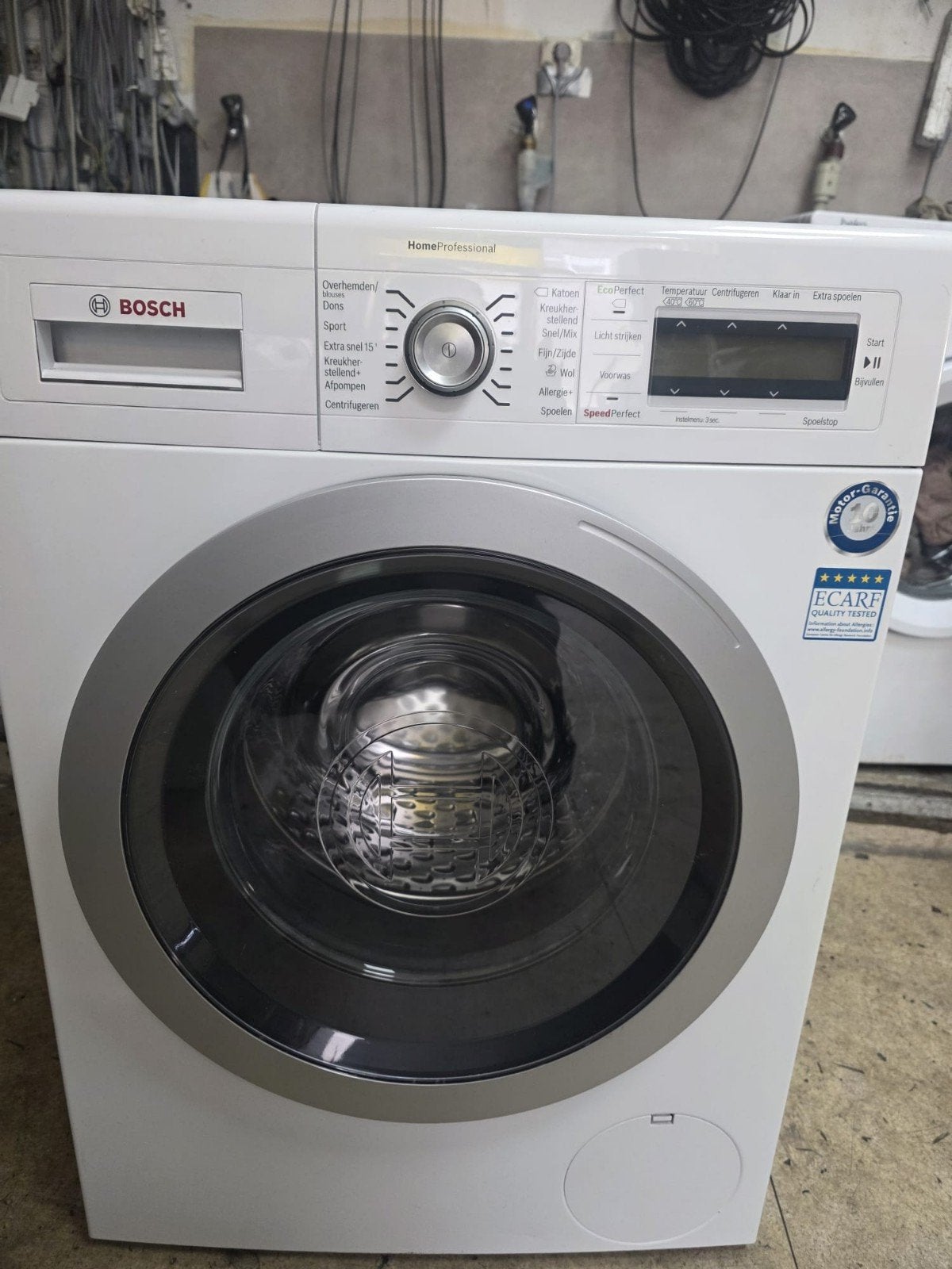Bosch HomeProfessional Wasmachine - 1600 toeren, Witgoed en Apparatuur, Energieklasse A of zuiniger, 8 tot 10 kg, Ophalen of Verzenden