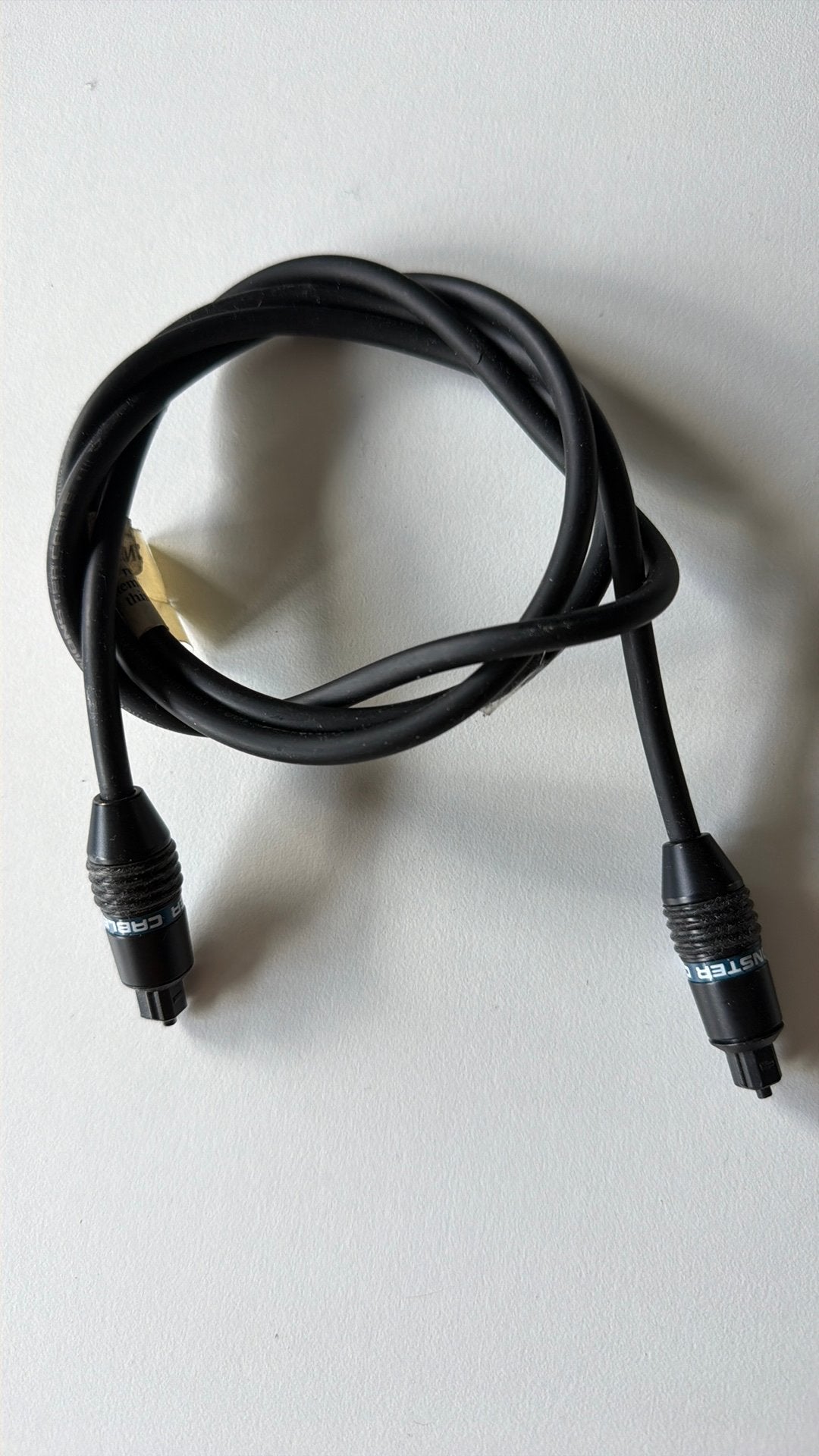 Monster Cable Optische Kabel - Zo goed als nieuw, Audio, Tv en Foto, Audiokabels en Televisiekabels, Ophalen of Verzenden, Zo goed als nieuw