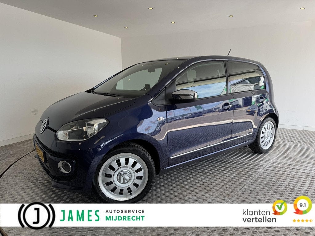 Volkswagen Up! 1.0 high up! BlueMotion, Voorwielaandrijving, Euro 5, Stof, Gebruikt