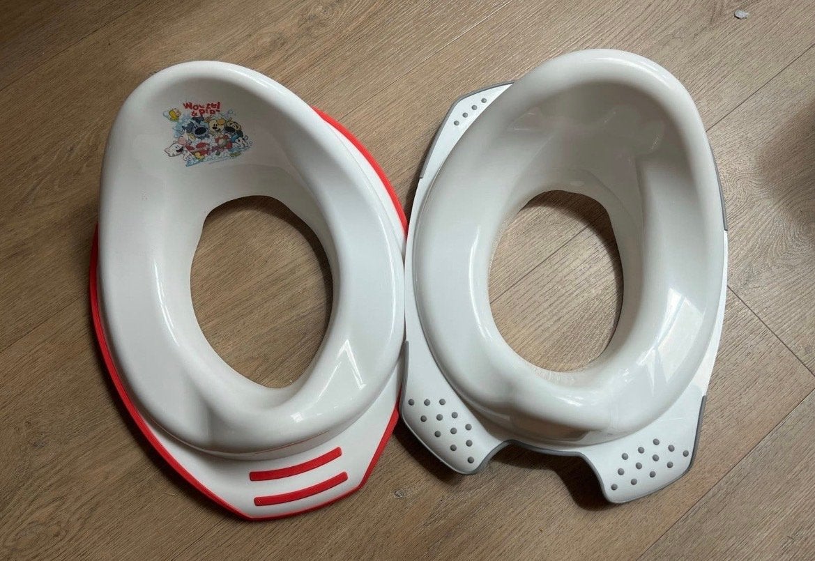 2x Toiletverkleiner voor kinderen - Woezel & Pip en ikea, Ophalen of Verzenden, Zo goed als nieuw