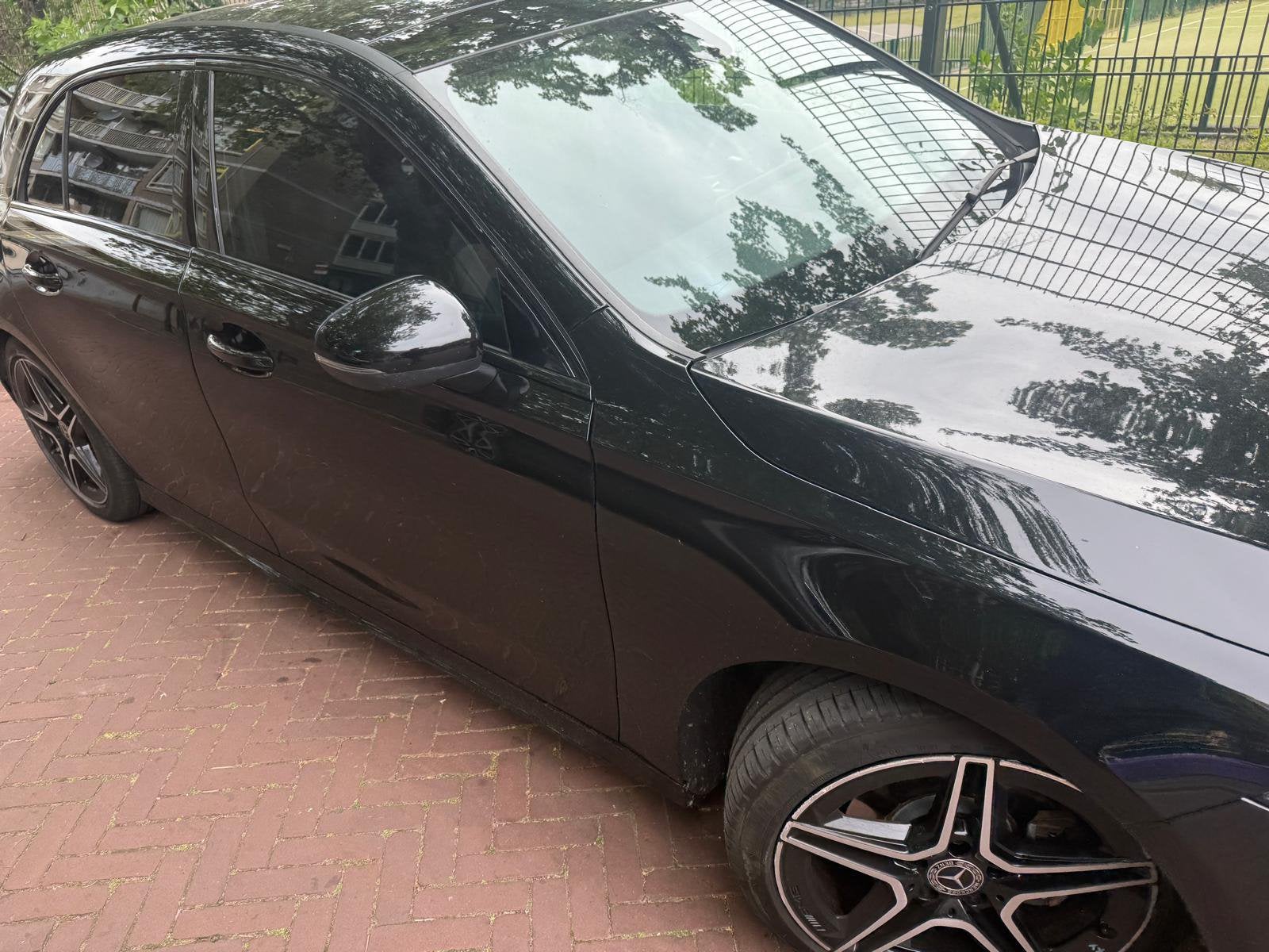 Mercedes-Benz A-Klasse A 200 163pk 7G-DCT 2018 Zwrt 118.00KM, Auto's, Mercedes-Benz, Zwart, 4 cilinders, Alcantara, Particulier