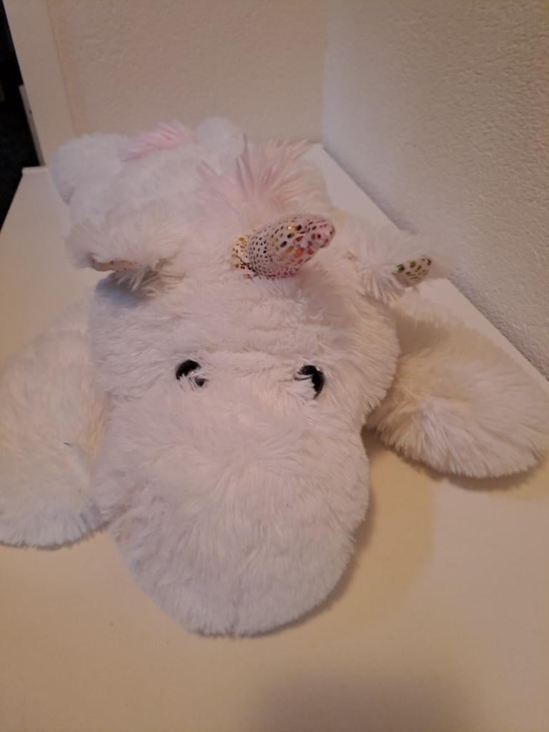 Grote eenhoorn knuffel 63 cm lang, Ophalen of Verzenden