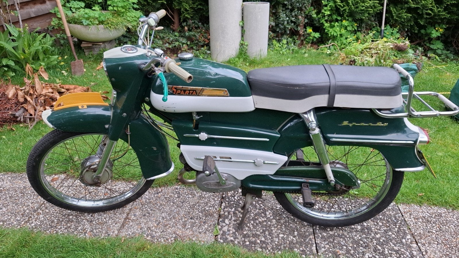 Bianci   vouwbrommer   Sparta GH, Fietsen en Brommers, Brommers | Oldtimers, Maximaal 45 km/u, 49 cc, 1 versnellingen, Ophalen