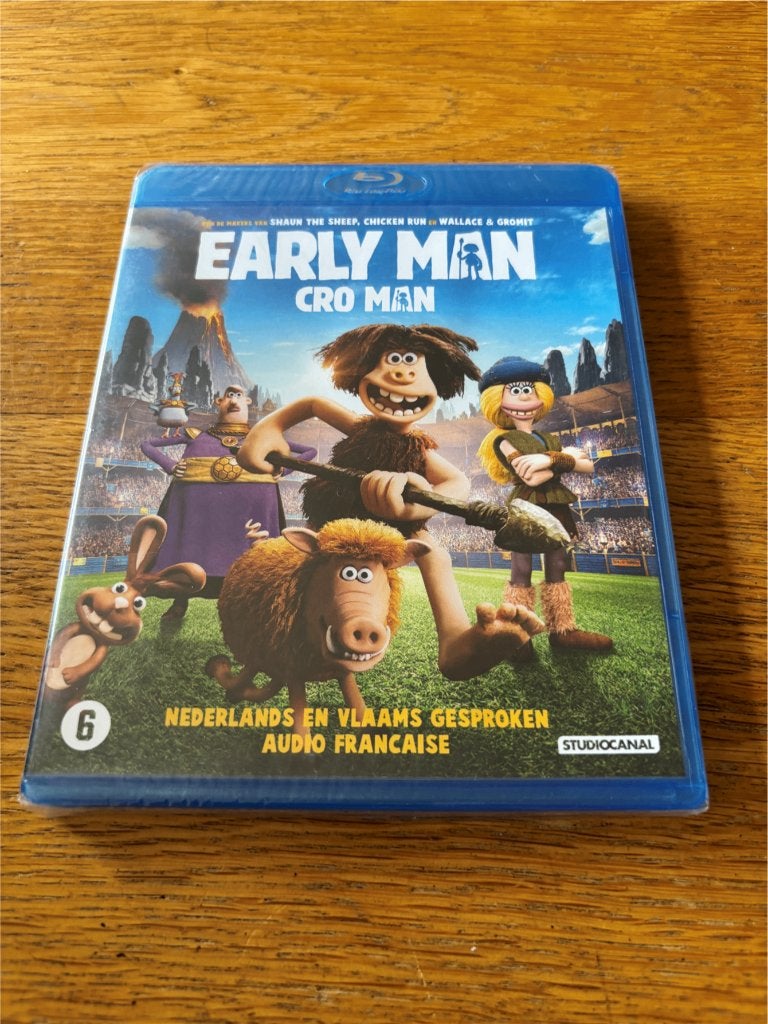 Blu-ray Early Man - NIEUW in Seal - NL-Uitgave, Cd's en Dvd's, Ophalen of Verzenden, Nieuw in verpakking, Tekenfilms en Animatie