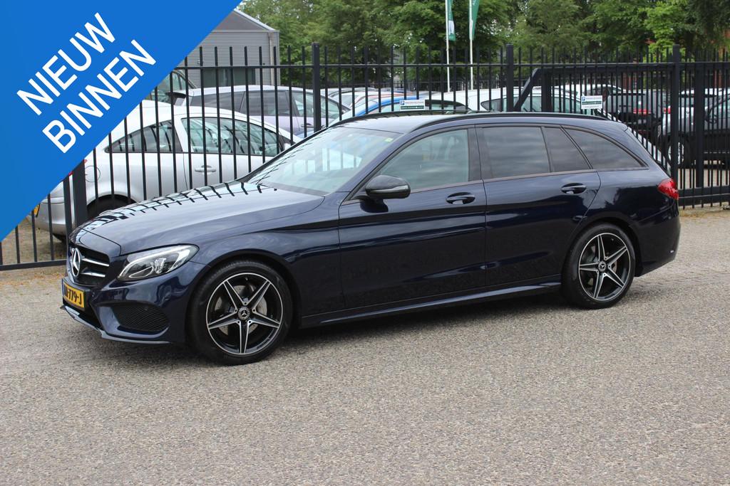 Mercedes-Benz C-klasse Estate 180 AMG Sport Edition, Auto's, Automaat, Euro 6, Blauw, C-Klasse