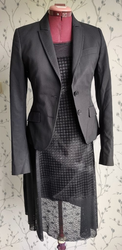 Drykorn Grotendeels Wollen, Krijtstreep Blazer maat 36, Drykorn, Ophalen of Verzenden, Zo goed als nieuw, Jasje