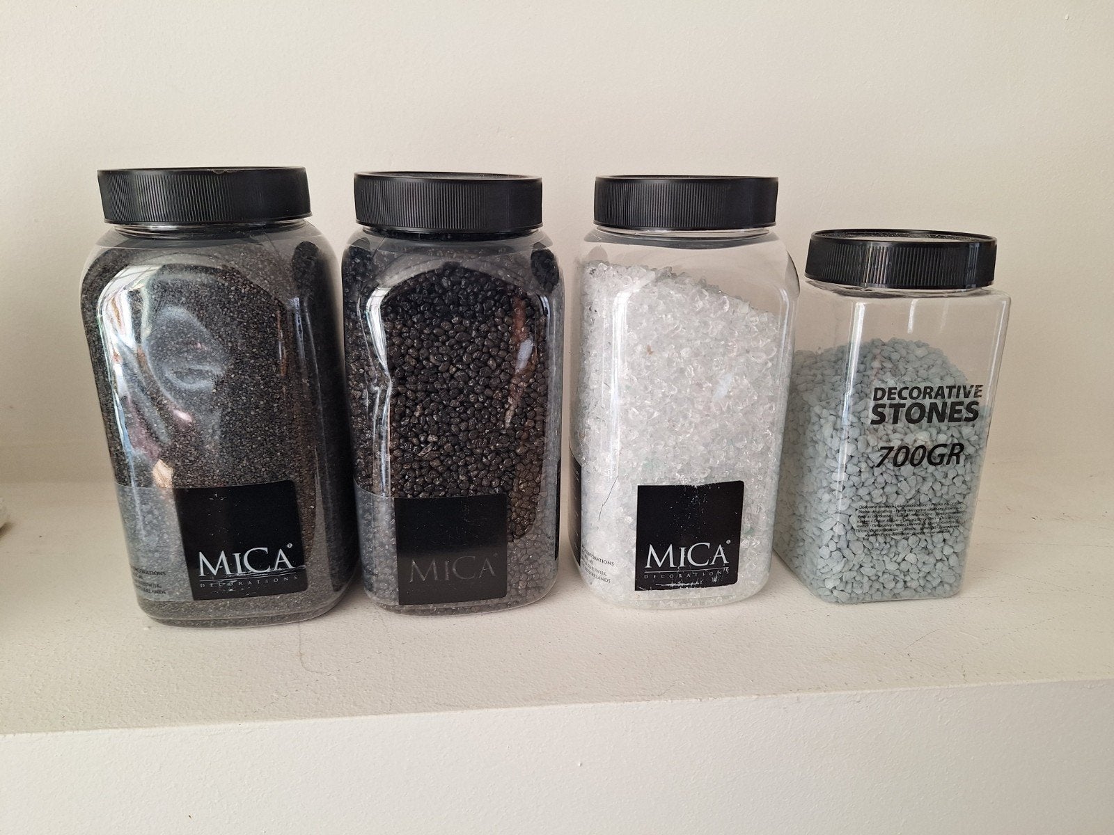 MICA Decoratieve Stenen/Zand - Diverse Kleuren en Soorten, Ophalen, Zo goed als nieuw, Meerkleurig, Steen/keramiek