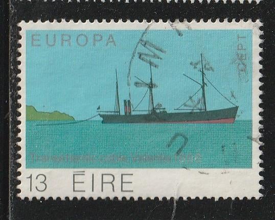 Verenigd Europa 1979 - Ierland - Telegraaf kabellegger, Ophalen, Gestempeld, Overige thema's