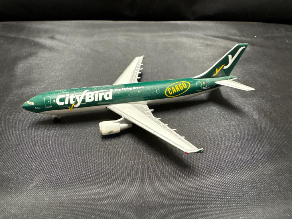 CityBird Cargo Vliegtuig Herpa - The Flying Dream -1:500, Ophalen of Verzenden, Zo goed als nieuw, Schaalmodel