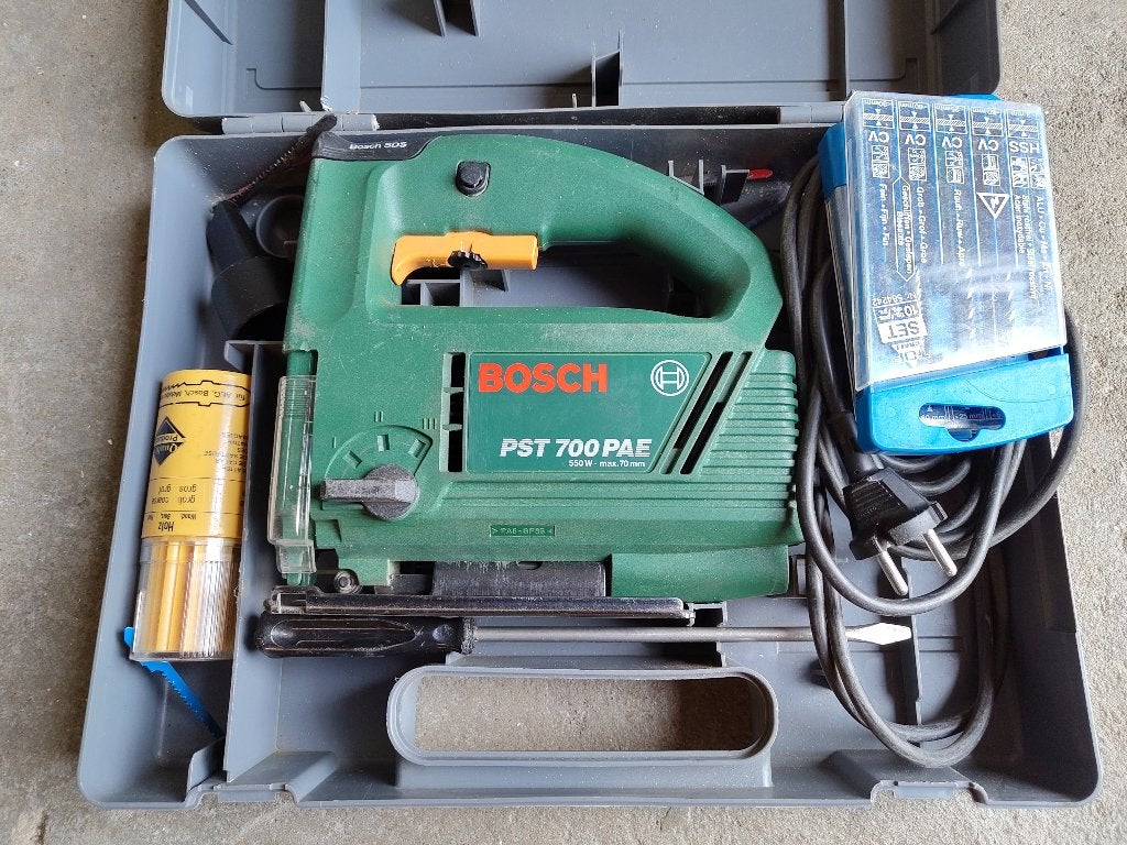 TK: Bosch decoupeerzaag 550 W tot 70 mm, Ophalen, Gebruikt, Decoupeerzaag, 30 tot 70 mm