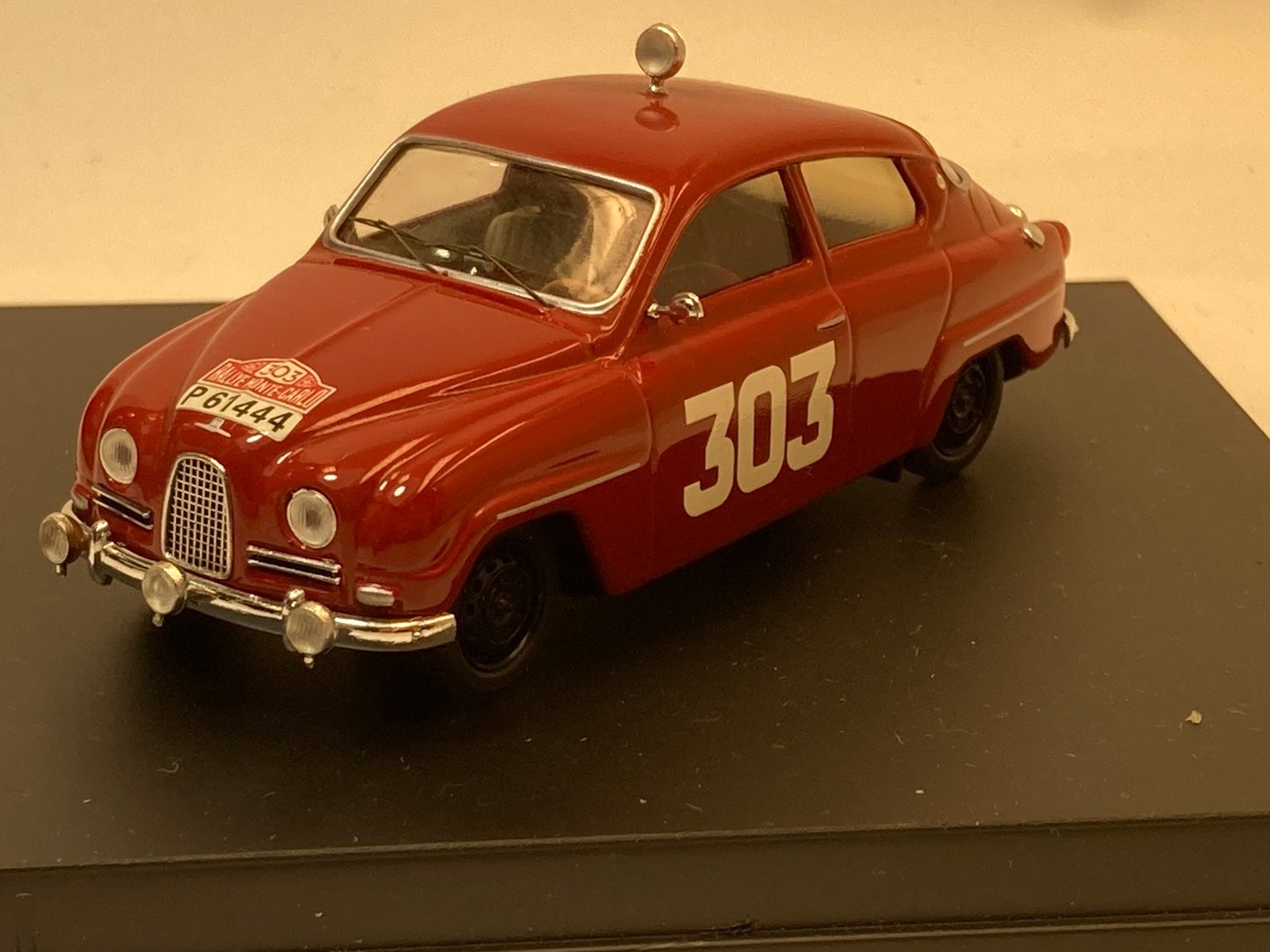 Saab 96 Monte Carlo rood 1963, Ophalen of Verzenden, Zo goed als nieuw, Auto, Overige merken