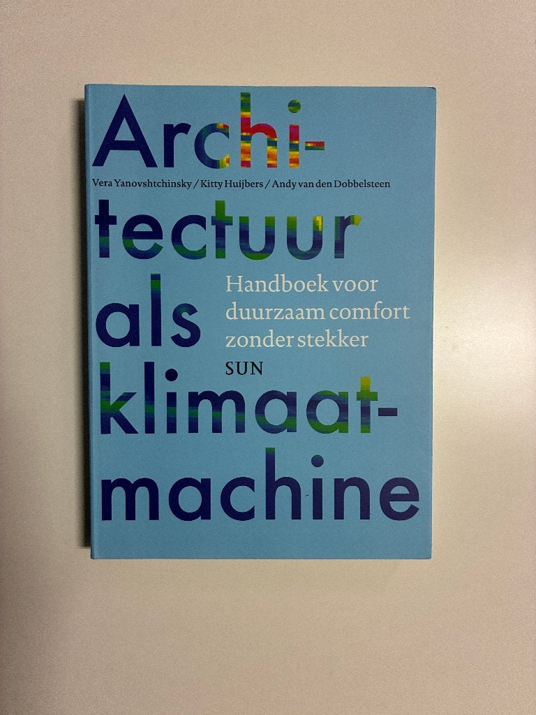 Architectuur als Klimaatmachine, Boeken, Ophalen of Verzenden, Beta, Zo goed als nieuw, WO