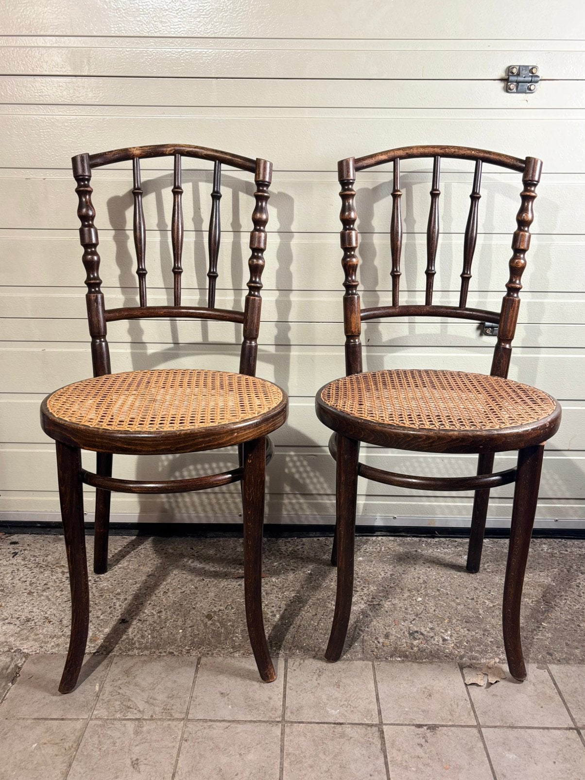 Antieke Bentwood Caféstoel – Thonet / Fischel Stijl, Ophalen