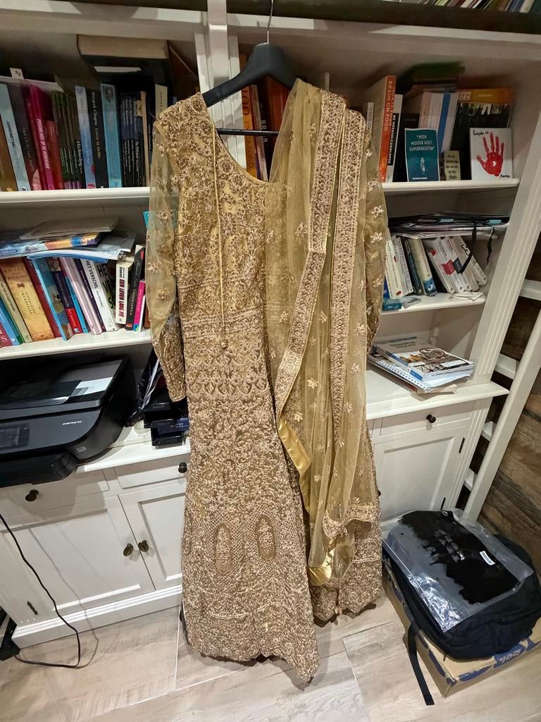 Indiase trouwjurk, Kleding | Dames, Gelegenheidskleding, Galajurk, Geel, Zo goed als nieuw, Ophalen