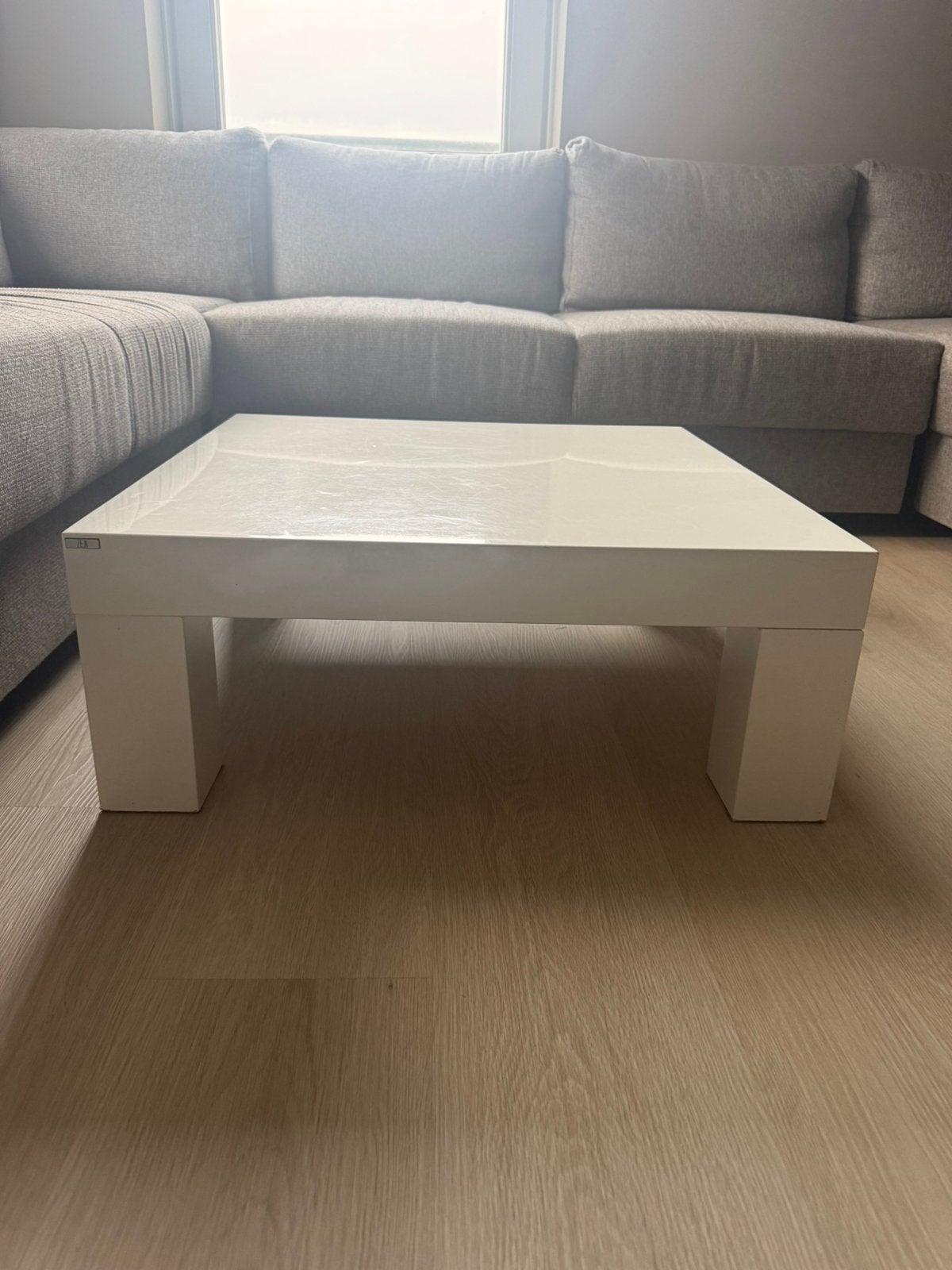 Salontafel wit hoogglans merk Zen, Ophalen, Zo goed als nieuw, Rechthoekig, 50 tot 100 cm
