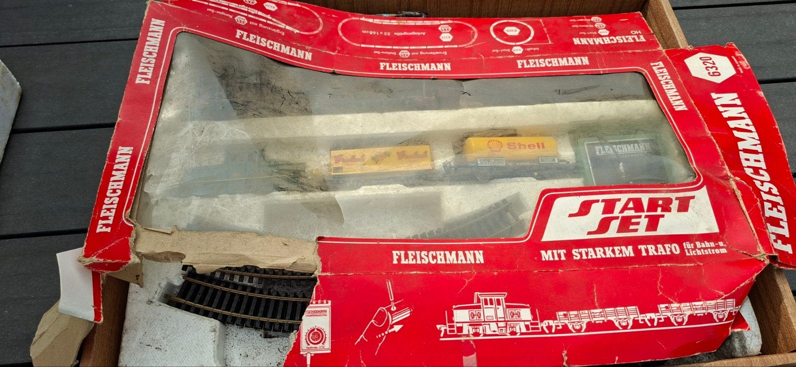 Fleischmann Startset 6320 H0 - Treinset met Trafo, Hobby en Vrije tijd, Gelijkstroom, Fleischmann, Ophalen of Verzenden, Gebruikt