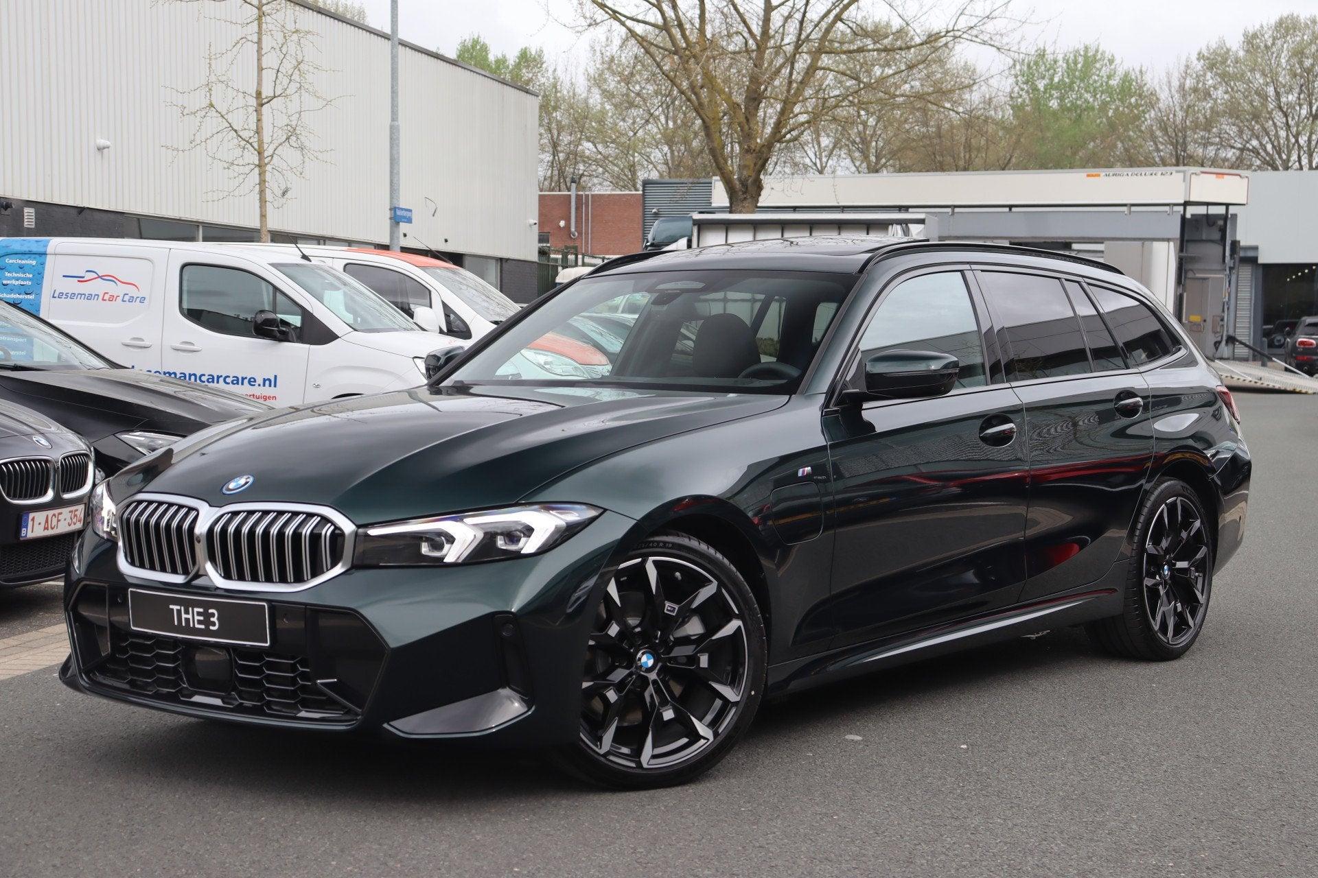 BMW 3 Serie Touring 330e M Sport Automaat / Panoramadak / Tr, Auto's, Automaat, Achterwielaandrijving, Zwart, 4 cilinders