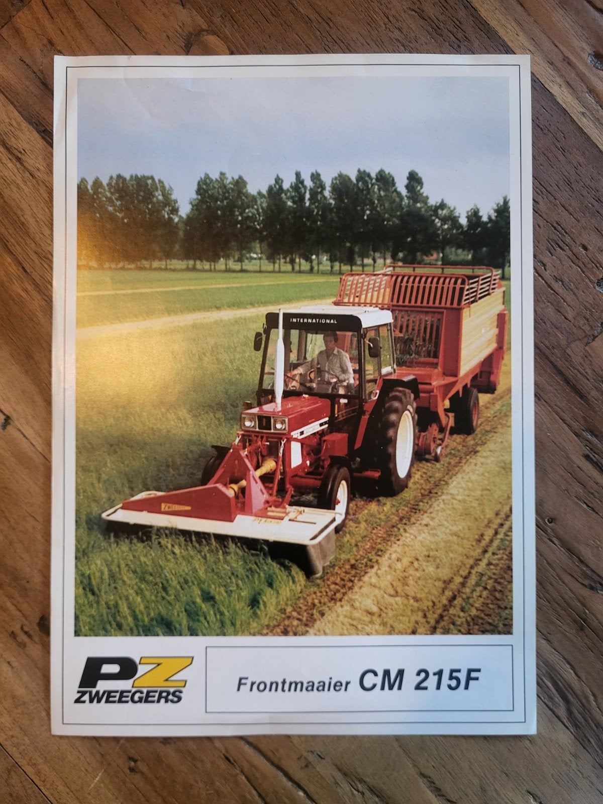 tractor folder PZ zweegers CM 215F frontmaaier, Ophalen of Verzenden