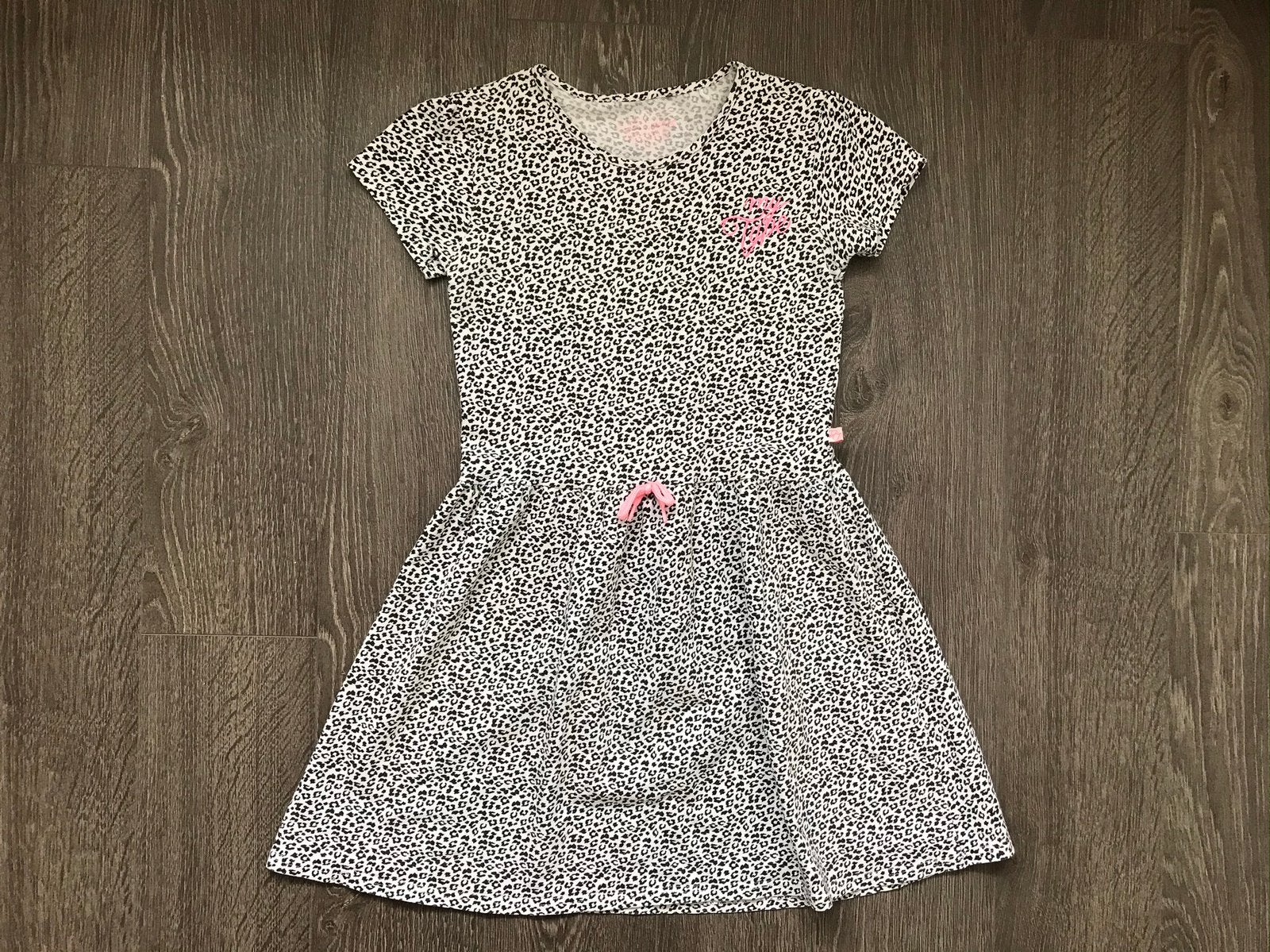 Meisjes jurk / jurkje leopard print DJ Dutch Jeans mt 152, Ophalen of Verzenden, Gebruikt, Meisje, Jurk of Rok
