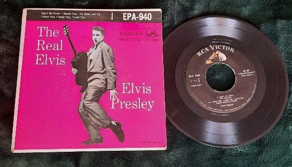 Elvis Presley the real Elvis Usa ep, EP, Ophalen of Verzenden, Zo goed als nieuw, EP
