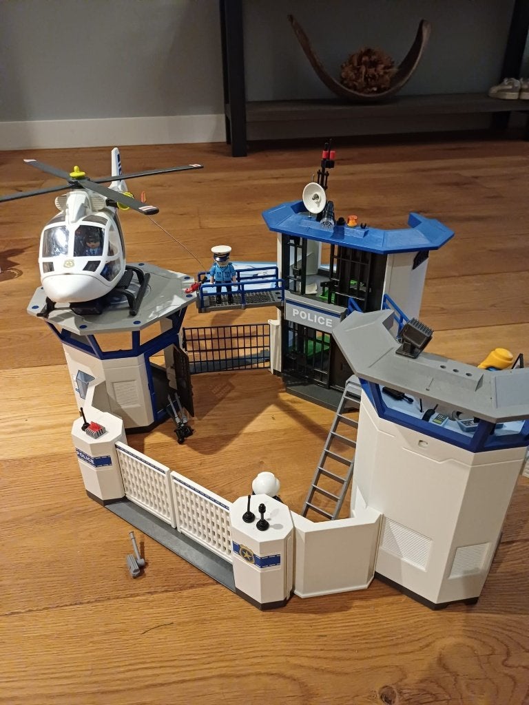 Playmobile Politiebureau 6872/6919, Kinderen en Baby's, Ophalen, Gebruikt