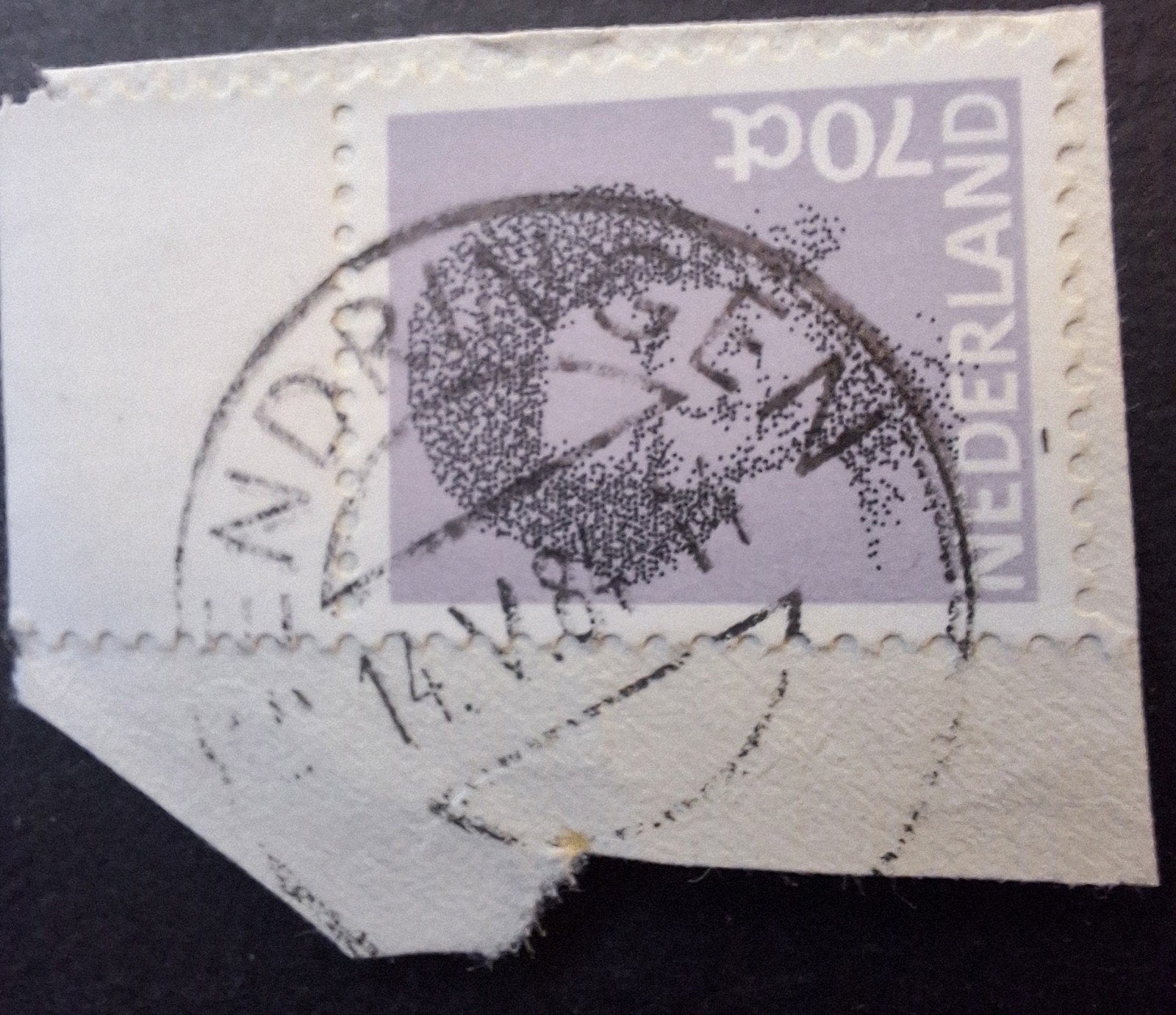 GENDRINGEN op briefstukje, Ophalen of Verzenden, Gestempeld