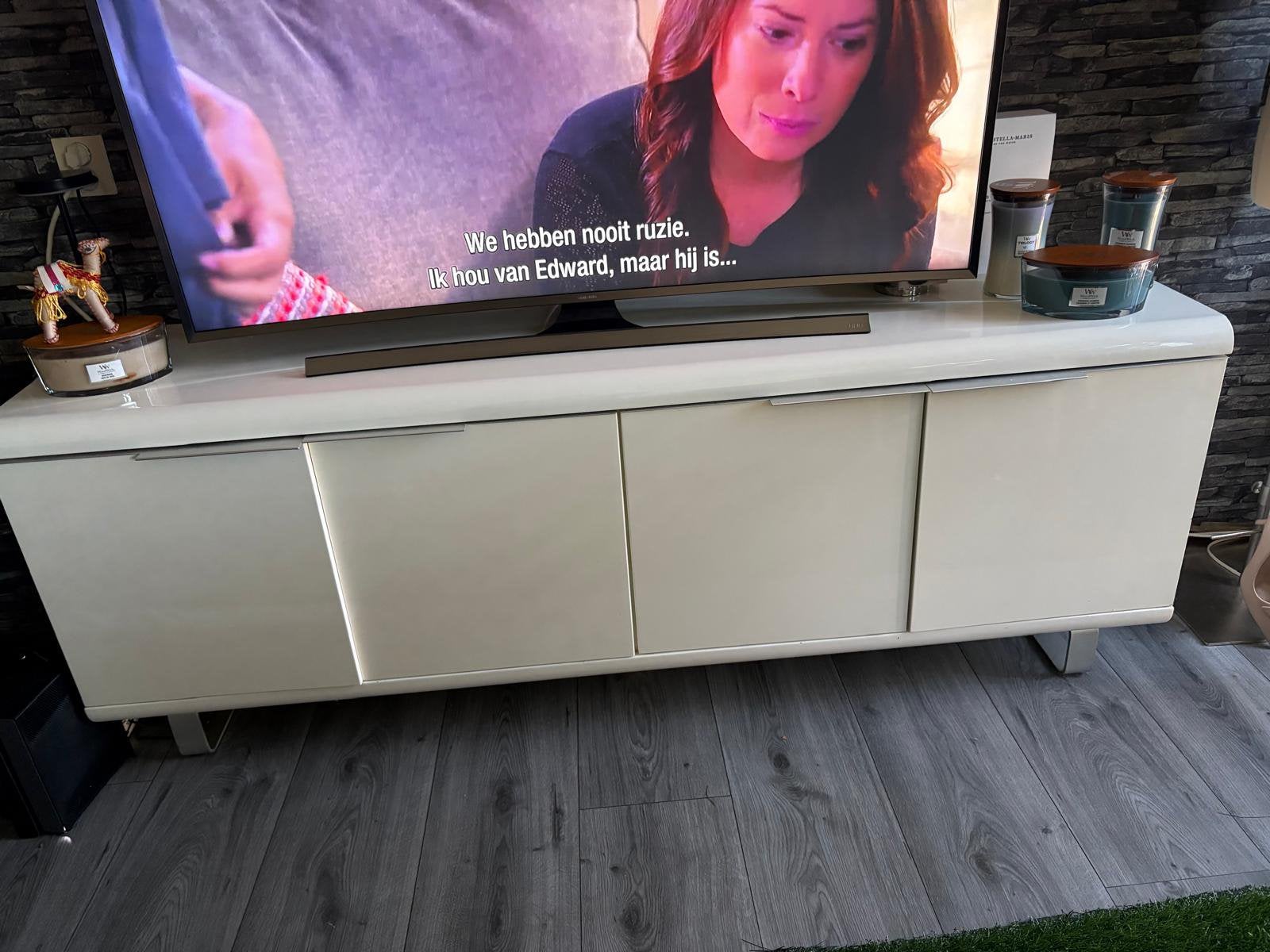 Witte tv kast, Ophalen, Gebruikt, Overige materialen