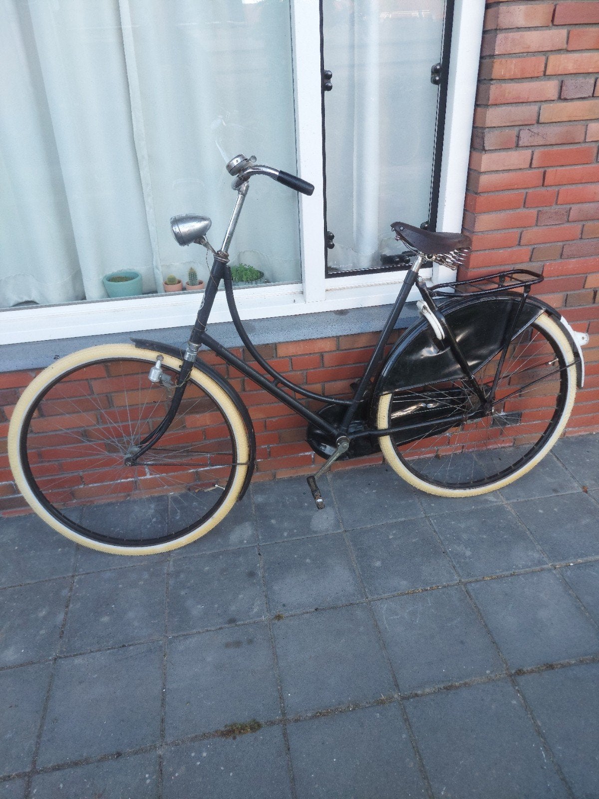 Gazelle omafiets 1959, Fietsen en Brommers, Ophalen, Terugtraprem, Gebruikt, Gazelle