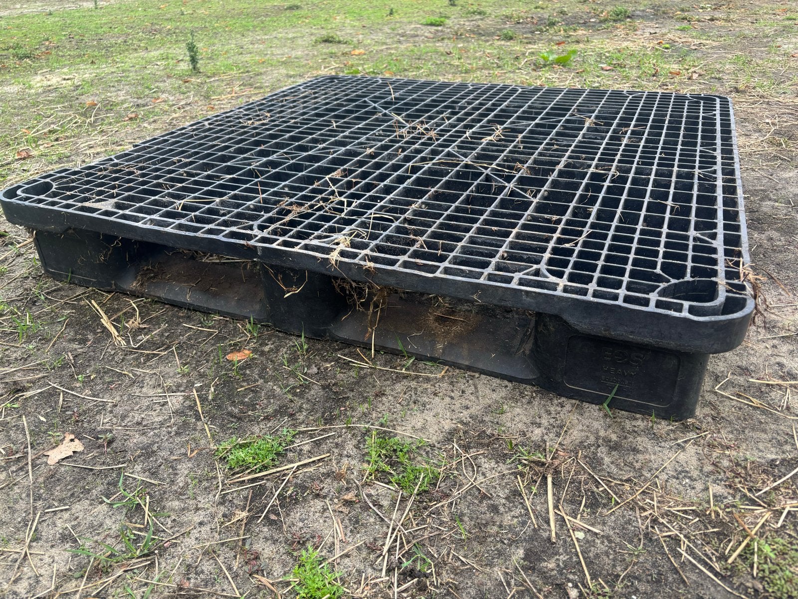 Zwarte kunststof pallet voor diverse toepassingen, Doe-het-zelf en Verbouw, Ophalen, Gebruikt, 100 cm of meer, 60 cm of meer