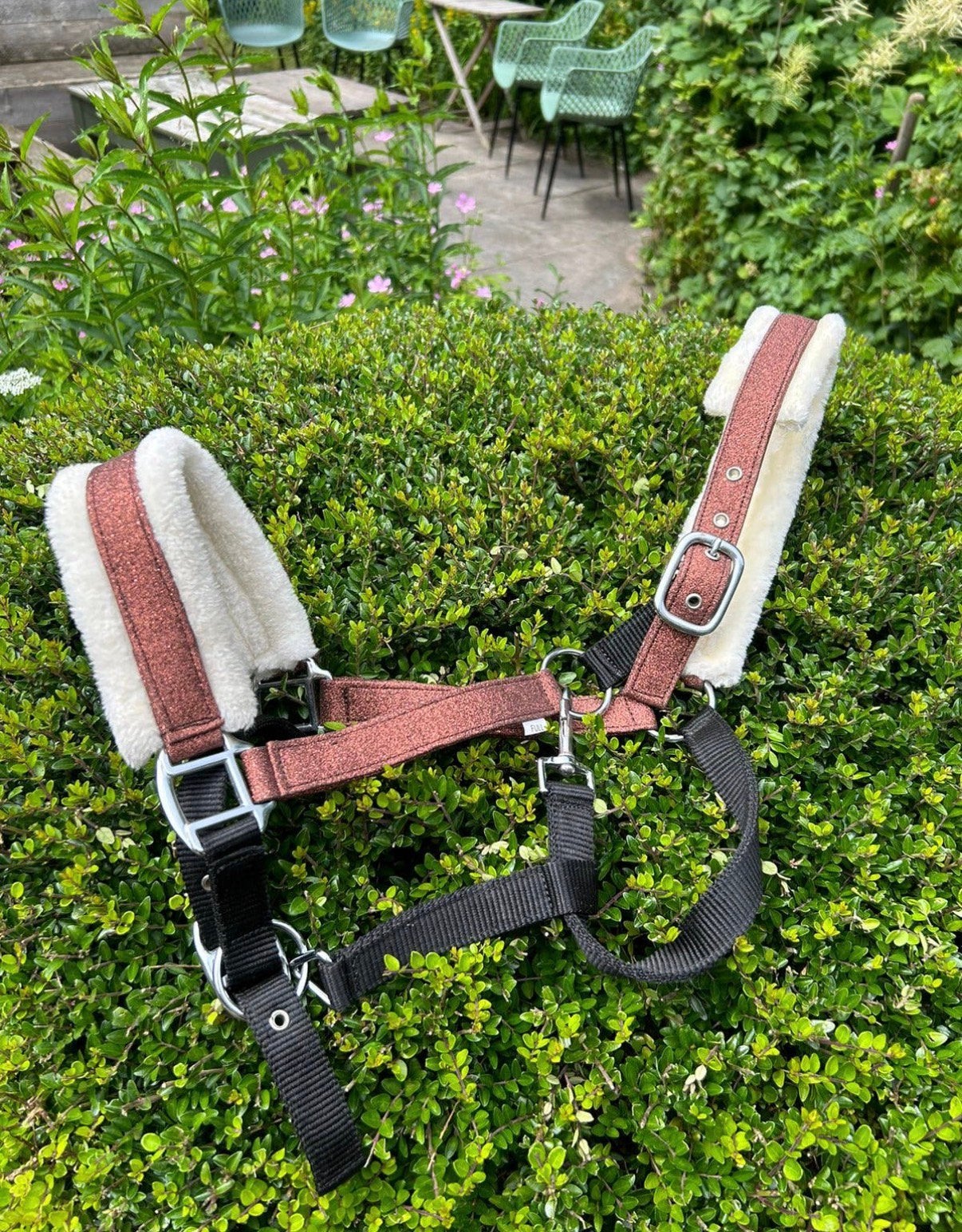 Bont halster glitter - nieuw - full, Ophalen of Verzenden, Nieuw, Halster, Full