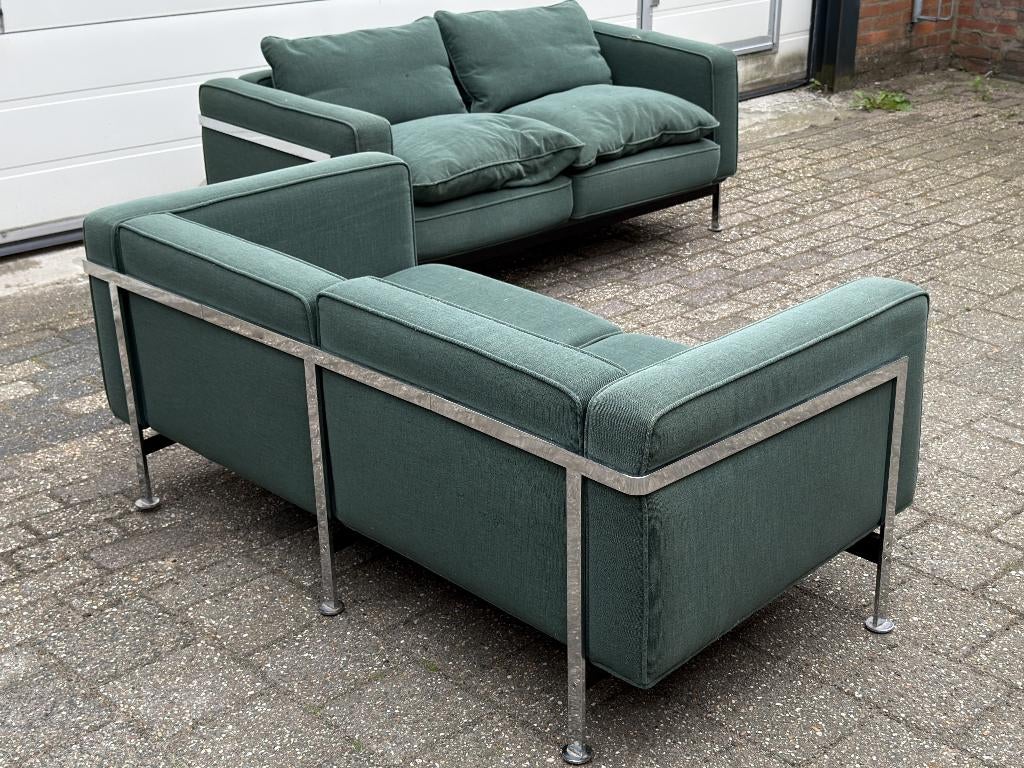 De Sede Hans Kaufeld RH302 Bauhaus Sofa Bank Vintage Design, Ophalen, Gebruikt, Stof, Cassina B&B Italia