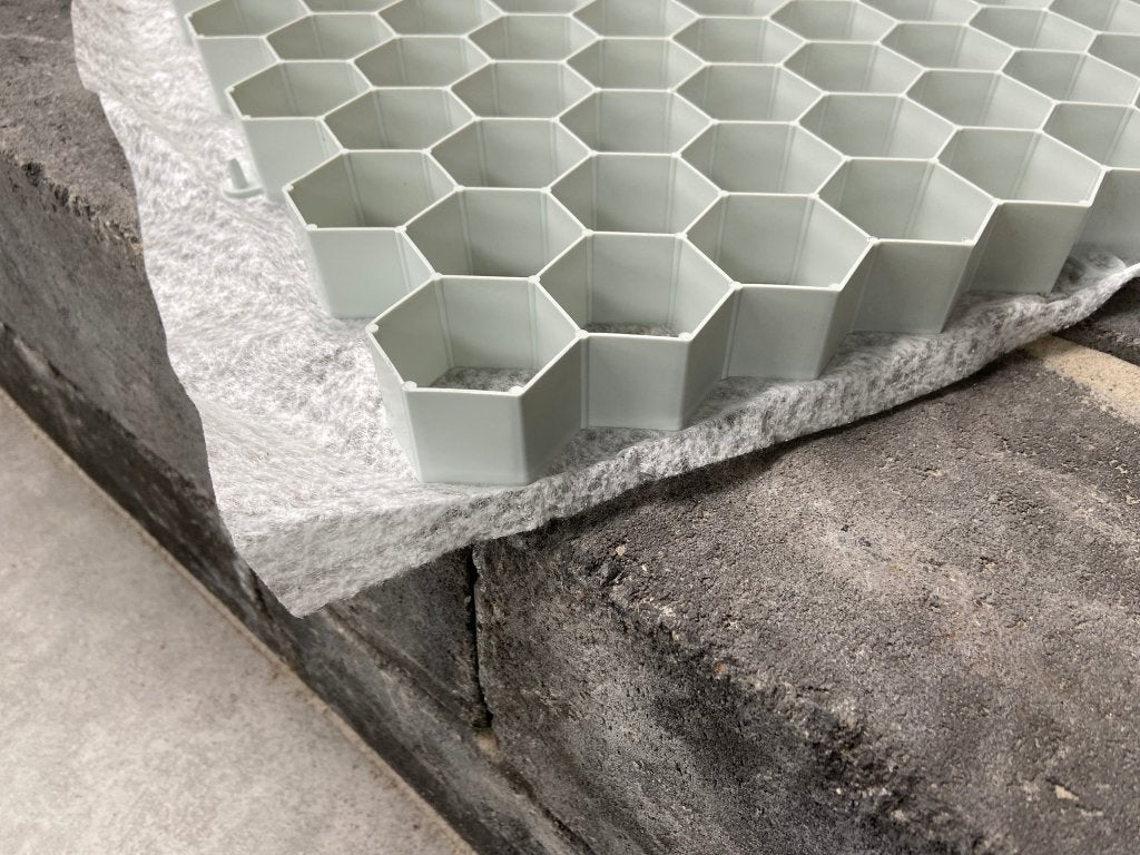 Grindplaat 120x80x3 cm Wit en Zwart - J&W 176, Tuin en Terras, Ophalen, Overige materialen, Wit, Nieuw