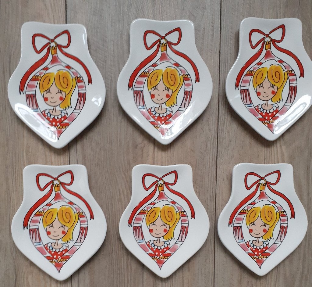 NIEUW Blond Amsterdam Kerst 3D bord bordje, Nieuw, Ophalen of Verzenden, Bord(en), Aardewerk