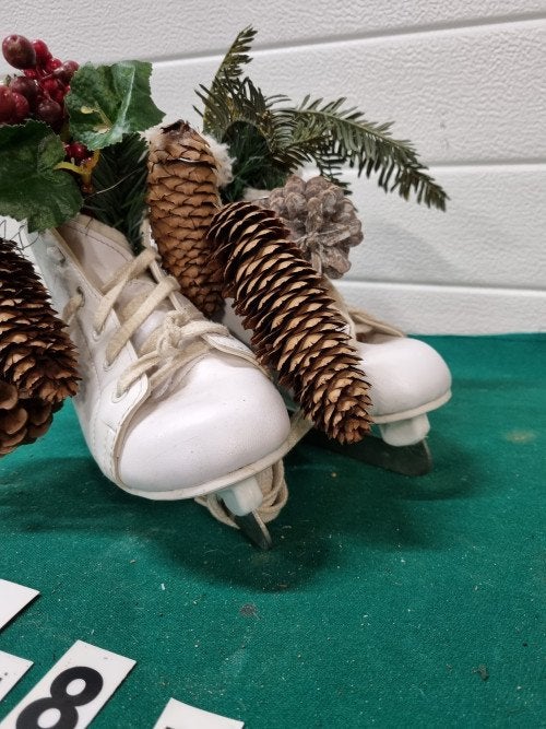 kerst stukje met kunstschaatsen decoratief, [a587], Ophalen of Verzenden, 'T Olde Gre-j, Info@toldegrej.nl, Endepoelstraat 20f Didam