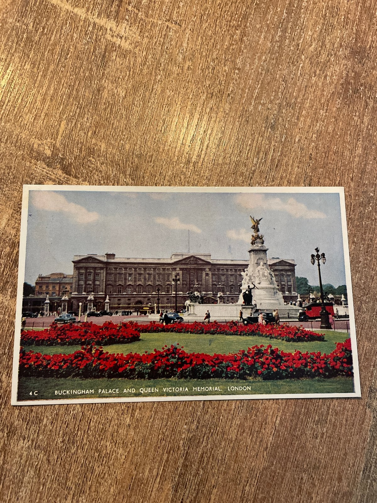 Vintage Ansichtkaart Buckingham Palace, Londen (1959), Ophalen of Verzenden, 1940 tot 1960, Gelopen, Engeland